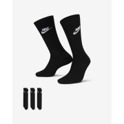 Nike Sportswear Everyday Essential Crew Socks (3 Pairs) DX5025-010