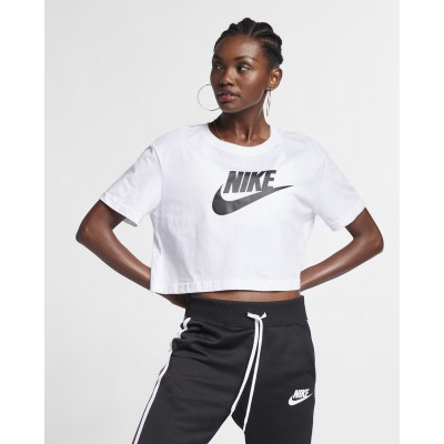 Nike Sportswear Essential Womens Cropped Logo T-Shirt BV6175-100