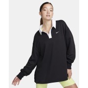 Nike Sportswear Essential Womens Oversized Long-Sleeve Polo FB8720-010