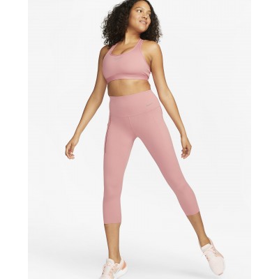 Nike Universa Womens Medium-Support High-Waisted Cropped Leggings with Pockets DQ5893-618