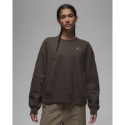 Nike Jordan Brooklyn Fleece Womens Crewneck Sweatshirt FN4491-220