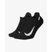 Nike Multiplier Running No-Show Socks (2 Pairs) SX7554-010