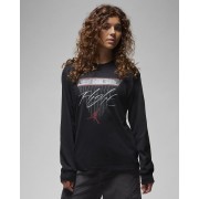 Nike Jordan Womens Long-Sleeve Graphic T-Shirt FD7205-010