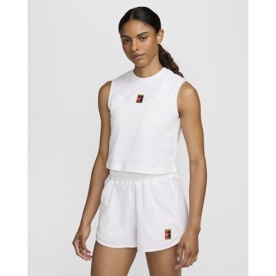NikeCourt Heritage Womens Cropped Tennis Tank Top FQ2273-100
