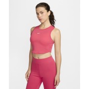 Nike Sportswear Chill Knit Womens Tight Cropped Mini-Rib Tank Top FB8279-629