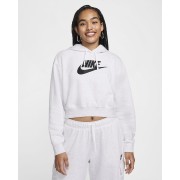 Nike Sportswear Club Fleece Womens Oversized Crop Graphic Hoodie DQ5850-051