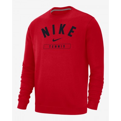 Nike Tennis Mens Crew-Neck Sweatshirt M33778P337-RED