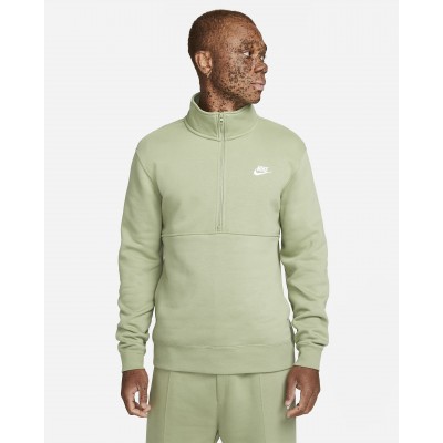 Nike Sportswear Club Mens Brushed-Back 1/2-Zip Pullover DD4732-386