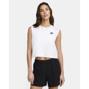 Nike Sportswear Club Womens Sleeveless Cropped Top FV5505-100