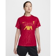 Liverpool FC Academy Pro Womens Nike Dri-FIT Soccer Pre-Match Short-Sleeve Top FN9734-688