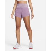 Nike Dri-FIT Swift Womens High-Waisted 3 Brief-Lined Running Shorts DX6644-536
