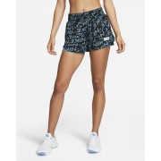 Nike Dri-FIT One Womens mid-Rise 3 2-in-1 Printed Shorts DX0090-440