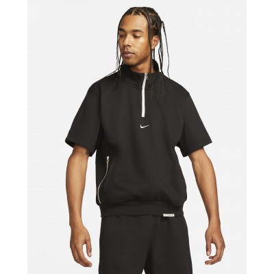 Nike Dri-FIT Standard Issue Mens 1/4-Zip Short-Sleeve Basketball Top FB7052-010