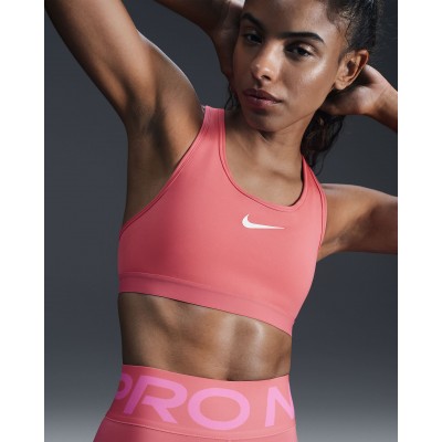 Nike Swoosh High Support Womens Non-Padded Adjustable Sports Bra DX6815-629