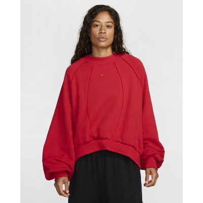 Nike Sportswear Collection Womens Oversized Crew-Neck French Terry Sweatshirt FV7896-657