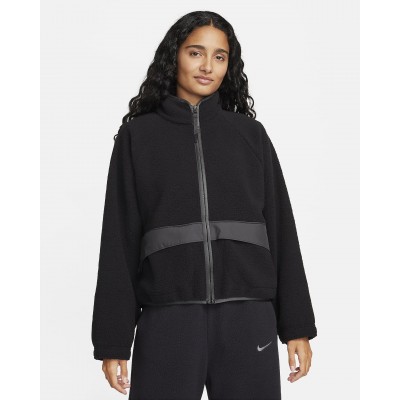 Nike Sportswear Womens High-Pile Fleece Jacket FQ6256-010