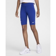 USA Essentials Womens Nike mi_d-Rise Biker Shorts FN0964-417
