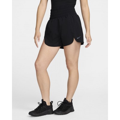 Nike One Womens Dri-FIT Ultra High-Waisted Brief-Lined Shorts FV7869-010