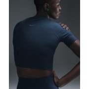 Nike Zenvy Rib Womens Dri-FIT Short-Sleeve Top HF2772-478