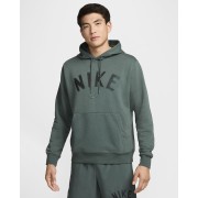 Nike Swoosh Mens Dri-FIT French Terry Pullover Fitness Hoodie FV9919-338