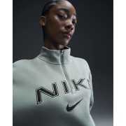 Nike Sportswear Phoenix Fleece Womens Oversized 1/4-Zip Logo Top FV7679-370