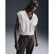 Nike Sportswear Phoenix Fleece Womens Loose V-Neck Sleeveless Cropped Top FV6316-104