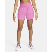 Nike One Womens Dri-FIT Ultra High-Waisted 3 Brief-Lined Shorts DX6642-675