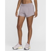 Nike One Womens Dri-FIT mi_d-Rise 3 Brief-Lined Shorts DX6010-226