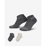 Nike Everyday Wool Cushioned Ankle Socks (2 Pairs) DQ6397-902
