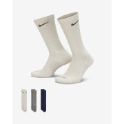 Nike Everyday Plus Cushioned Training Crew Socks (3 Pairs) SX6888-965