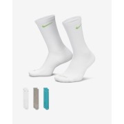 Nike Everyday Plus Cushioned Training Crew Socks (3 Pairs) SX6888-967