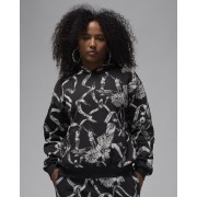 Nike Jordan Brooklyn Fleece Womens Printed Pullover HF0440-045