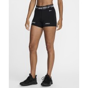 Nike Pro Womens mid-Rise 3 Graphic Biker Shorts FV7838-010