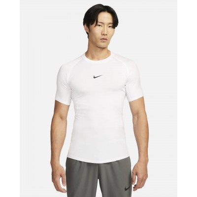 Nike Pro Mens Dri-FIT Tight Short-Sleeve Fitness Top FB7932-100