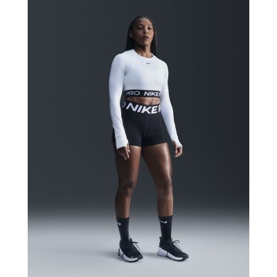 Nike Pro Sculpt Womens High-Waisted 3 Biker Shorts FV7033-010