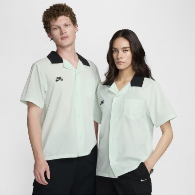 Nike SB Short-Sleeve Button-Up Skate Bowler Shirt FZ4058-394