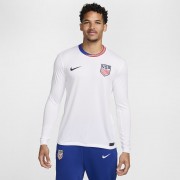 USMNT 2024 Stadium Home Mens Nike Dri-FIT Soccer Long-Sleeve Replica Jersey FJ1264-100