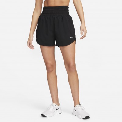 Nike One Womens Dri-FIT Ultra High-Waisted 3 Brief-Lined Shorts DX6642-010