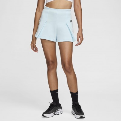 Nike Sportswear Tech Fleece Womens High-Waisted 3 Pleated Shorts FV7485-474