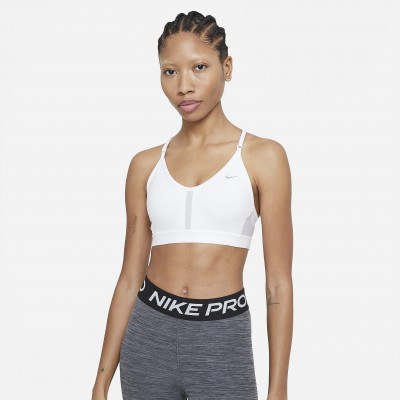 Nike Indy Womens Light-Support Padded V-Neck Sports Bra CZ4456-100