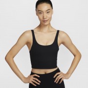 Nike Zenvy Rib Womens Light-Support Padded Longline Sports Bra HF1542-010