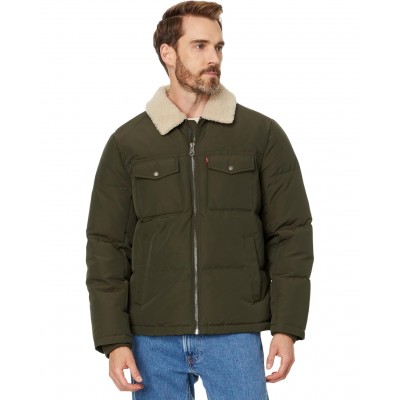 Mens Levis Quilted Woodsman W Sherpa Lined Collar 9980328_6485683