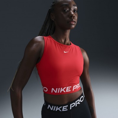 Nike Pro Womens Dri-FIT Cropped Tank Top FZ3615-657