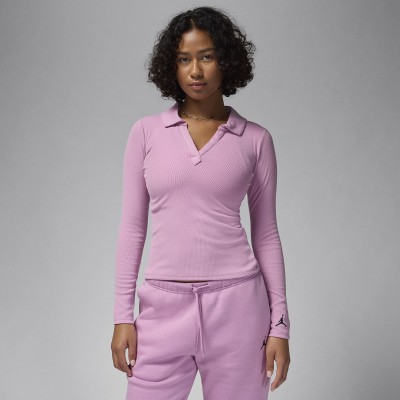 Nike Jordan Womens Long-Sleeve Knit Top FV7191-522