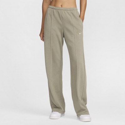 Nike Sportswear Chill Terry Womens mi_d-Rise French Terry Open-Hem Sweatpants HF6457-320