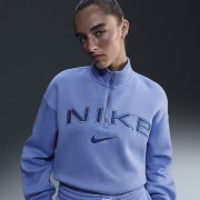 Nike Sportswear Phoenix Fleece Womens Oversized 1/4-Zip Logo Top FV7679-494