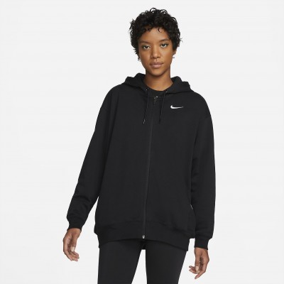 Nike Sportswear Womens Oversized Jersey Full-Zip Hoodie DM6415-010