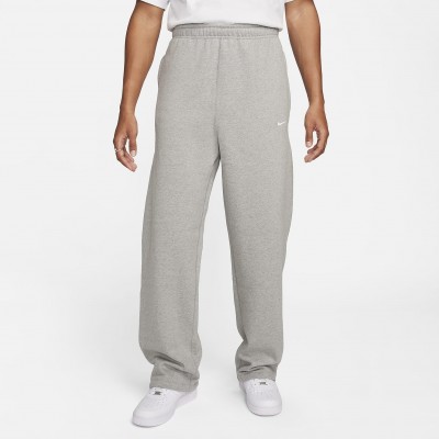 Nike Solo Swoosh Mens Open-Hem Fleece Pants FN3342-063