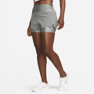 Nike Dri-FIT Swift Womens mi_d-Rise 3 2-in-1 Running Shorts with Pockets DX1029-084