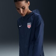 USMNT Academy Pro Womens Nike Soccer Hooded Rain Jacket FJ3827-451